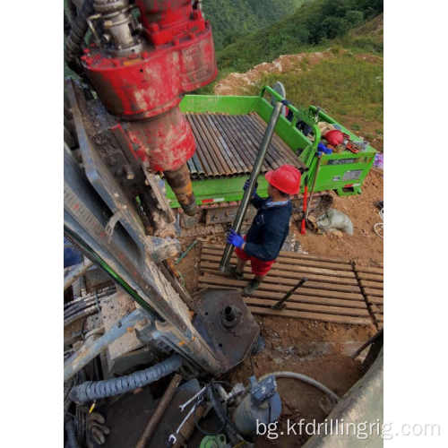 Основна сондажна платформа за изследване на тунела